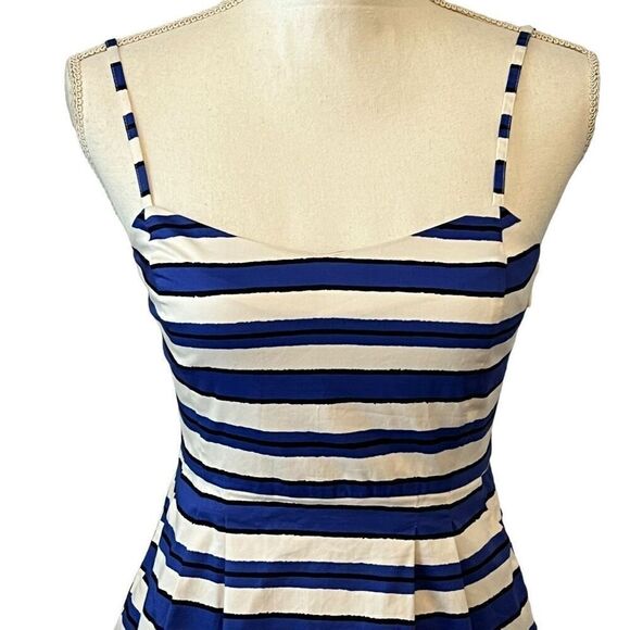 Gap Blue and White Striped Sleeveless Dress, Sundress Size 0 - Picture 2 of 7